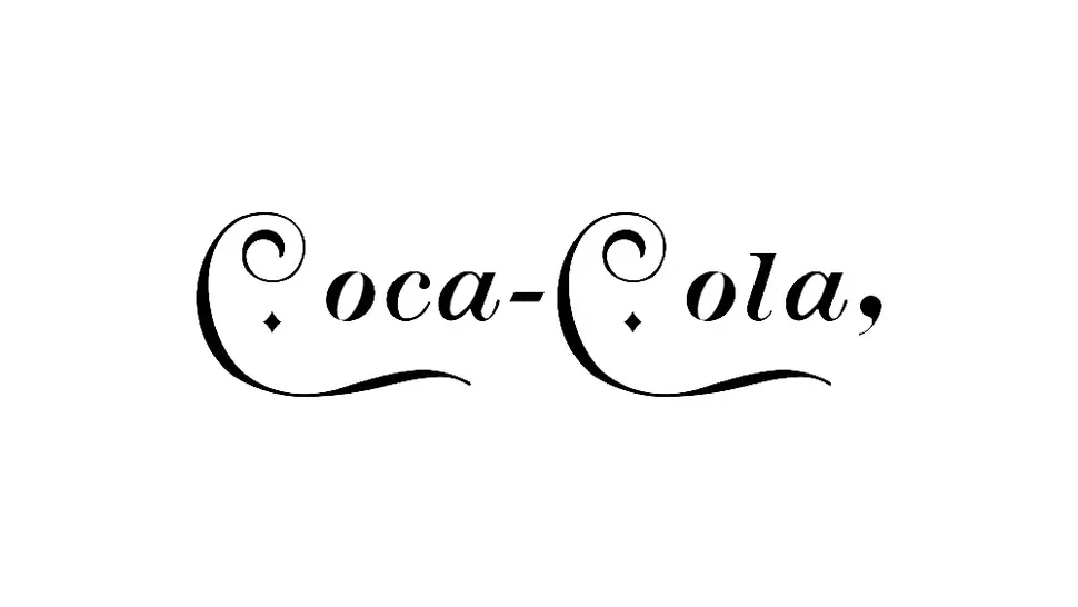 Coca-Cola Logo 1889 and 1890